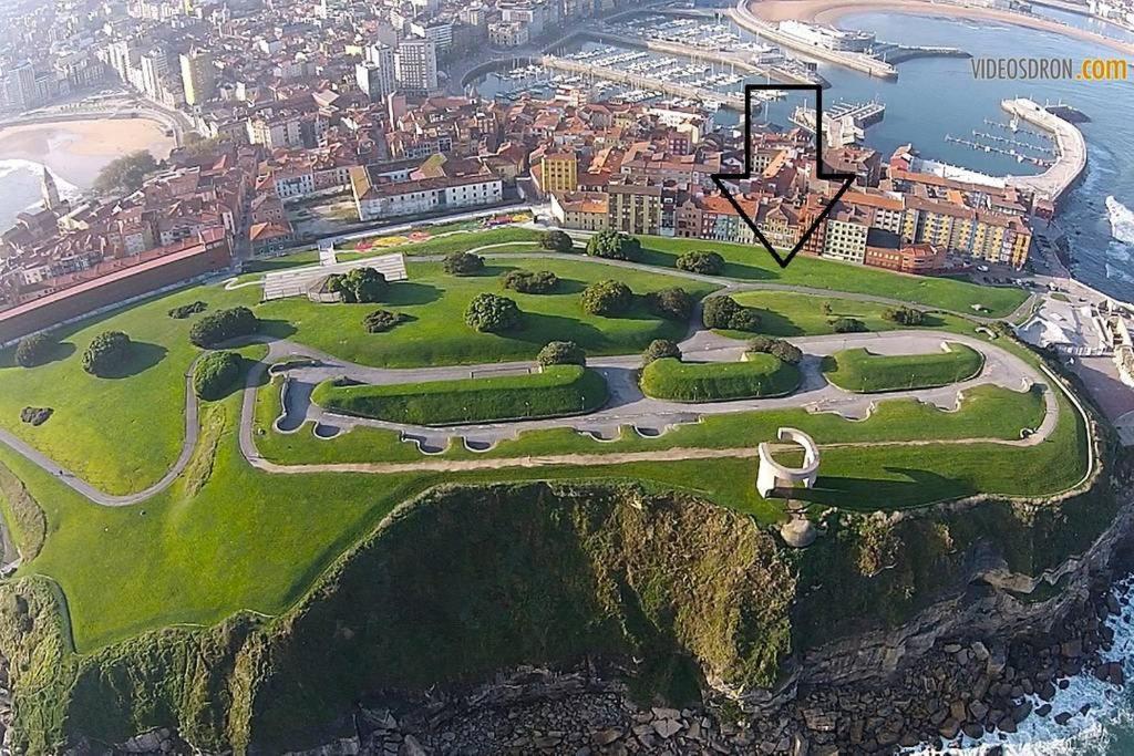 Apto Cimavilla. Wifi Gratuito. Vut-827-As Gijón Zewnętrze zdjęcie